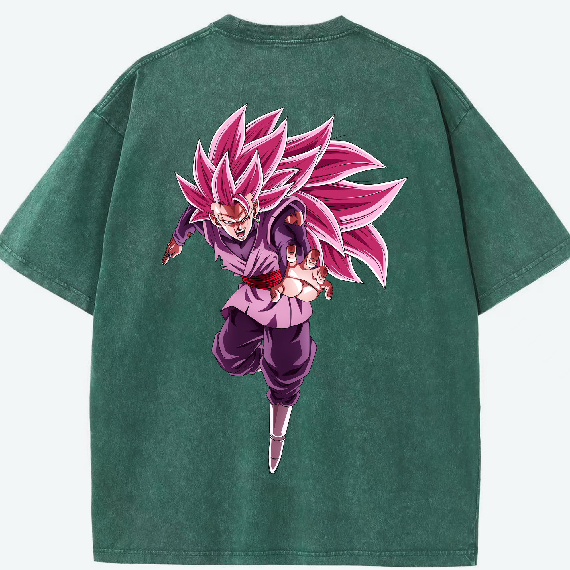 （画像用） ドラゴンボール ベジット DRAGON BALL Vegetto 綿100% ヴィンテージ風 半袖Tシャツ（背面プリント）